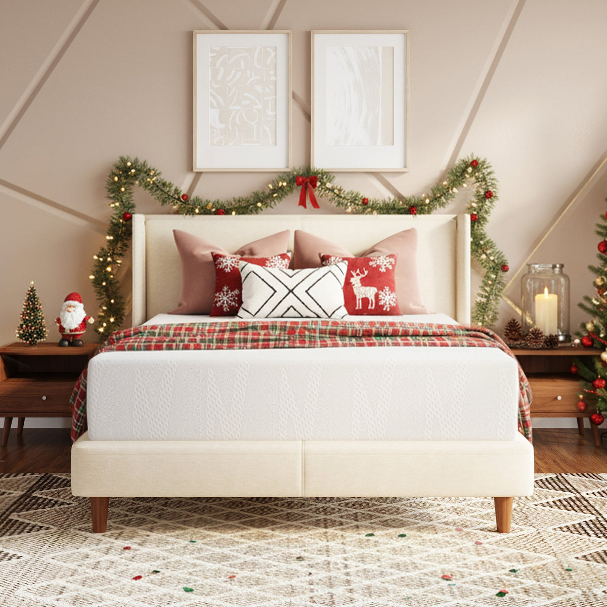 Mattress shown in the King, 14in option