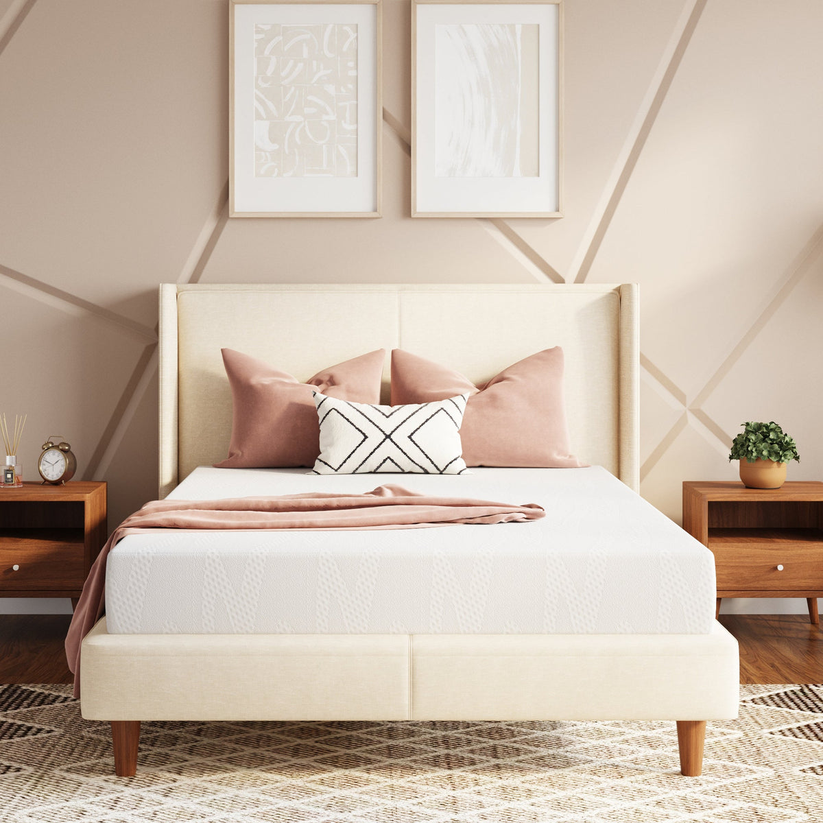 Mattress shown in the Twin, 5in option