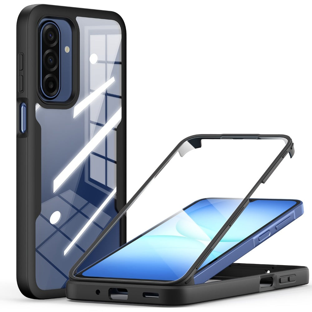 Samsung Galaxy A-Series Rugged Case with Built-In Screen Protector – Full Body Shockproof Phone Cover for Galaxy A15 A16 A17 A36 A37 A56 A57 5G | Heavy Duty Drop Protection