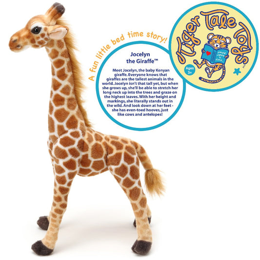 Jocelyn Poseable Giraffe Stuffed Animal, Listed 22-Inch Size