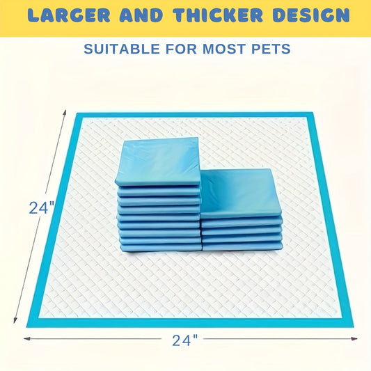 Dog Potty Pads with Absorbent Core, 50-, 101- or 200-Count Options