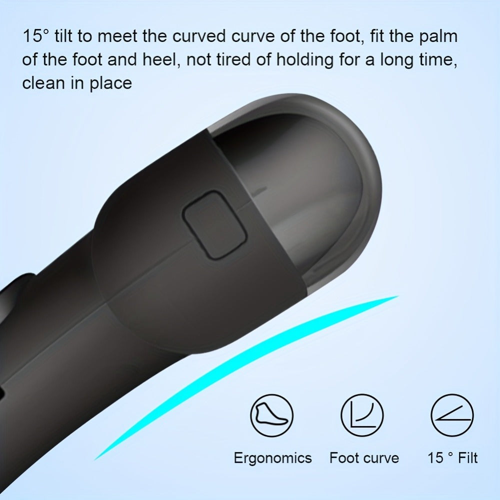 Hard Skin Remover for Feet Electric 14-in-1 Professional Pedicure Kit Rechargeable Foot Grinder 3 Rollers 2 Speed Dead Skin Callus Scrubber Cracked Heel Foot File Complete Set Black