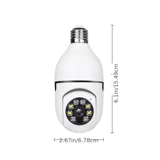 Light Bulb Security Camera 2-Pack with 4MP Video, Dual-Band WiFi & Night Vision