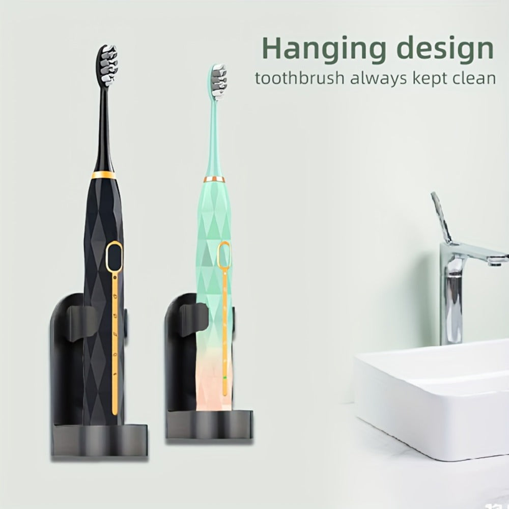 IPX8 Sonic Electric Toothbrush with 8 Replacement Brush Heads — Metal Shaft, USB Rechargeable 500mAh, Travel Case & Holder, Deep Plaque Removal for Adults Men & Women, 5 Colors