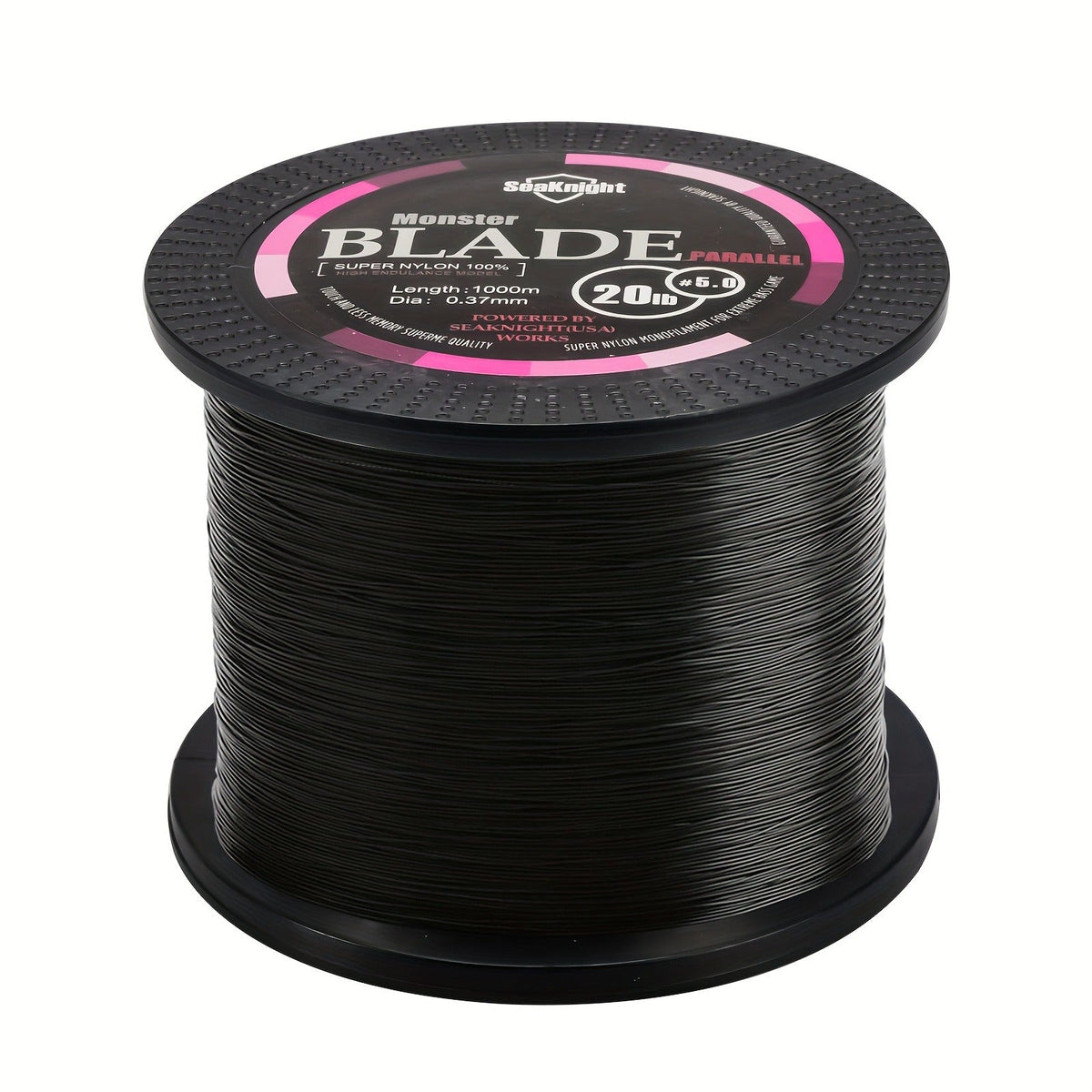 Monofilament Fishing Line 1000M / 1093Yds – Nylon Mono Line for Freshwater & Saltwater, 2-35LB, Black & White