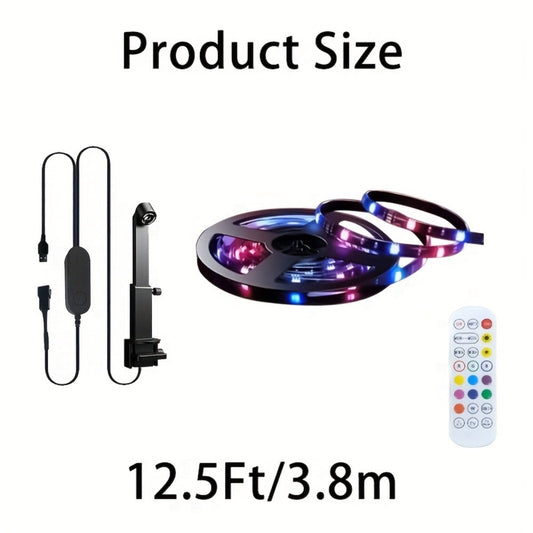 TV LED Backlight with Camera Screen Sync, RGBW Color Lighting, 5ft USB Powered