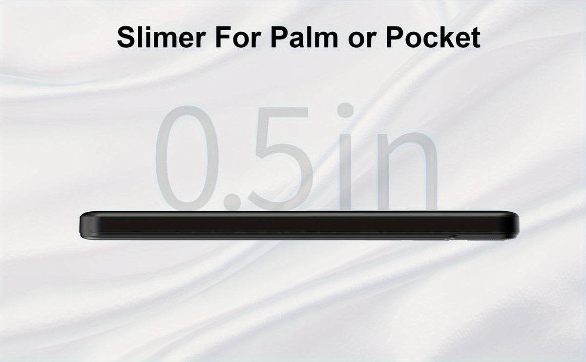 10000mAh Slim Power Bank PD 22.5W Super Fast Charging – Dual USB-A Output, 20W USB-C Input/Output, Lightweight Travel Portable Charger for Smartphones, Tablets & Heated Clothes, Gift for Men & Women
