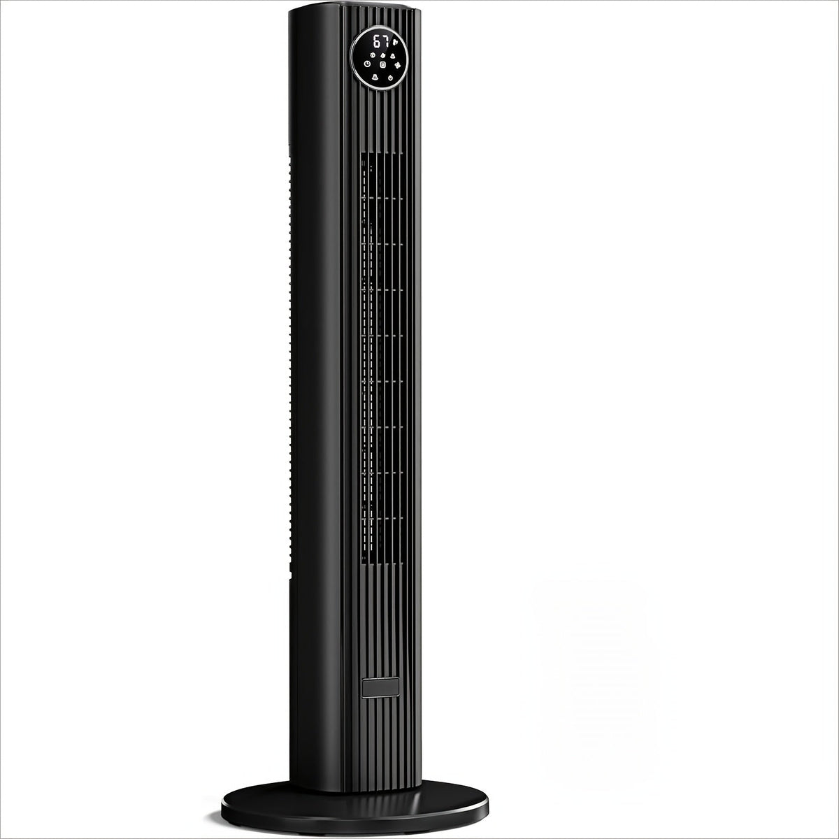 Tower Fan 35-Inch Bladeless 85° Oscillating Standing Floor Fan 3-Speed Quiet Cooling with 12H Timer for Bedroom Office Living Room Home