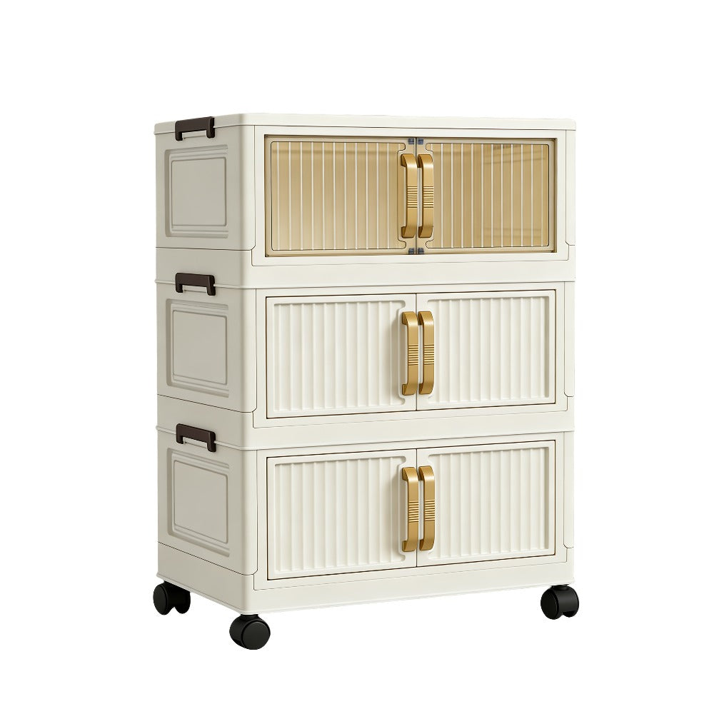 Shoe Cabinet Entryway Organizer – Multi-Functional Foldable Storage Cabinet 3/5 Tier Large Capacity | Space-Saving Closet Organizer for Entrance, Corridor, Bedroom & Living Room | Sturdy & Easy Setup