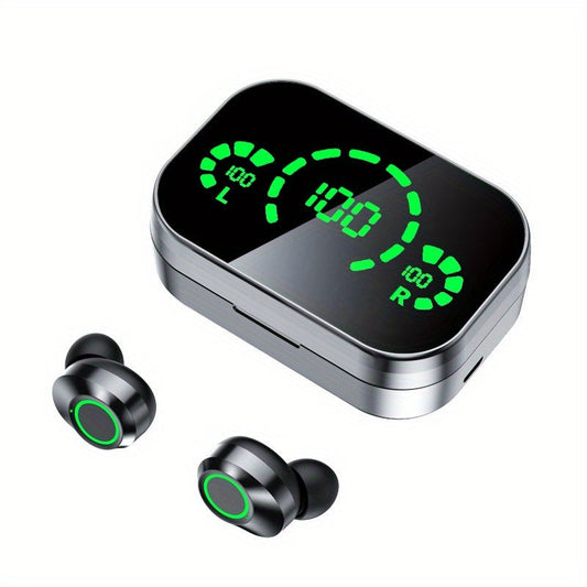 Wireless Earbuds Bluetooth 5.4, ANKRIYUL Sport In-Ear Headphones with Charging Case, Ultra-Low Latency Stereo Sound, Compatible with iOS & Android - for Travel, Commute, Gym & Outdoor Use