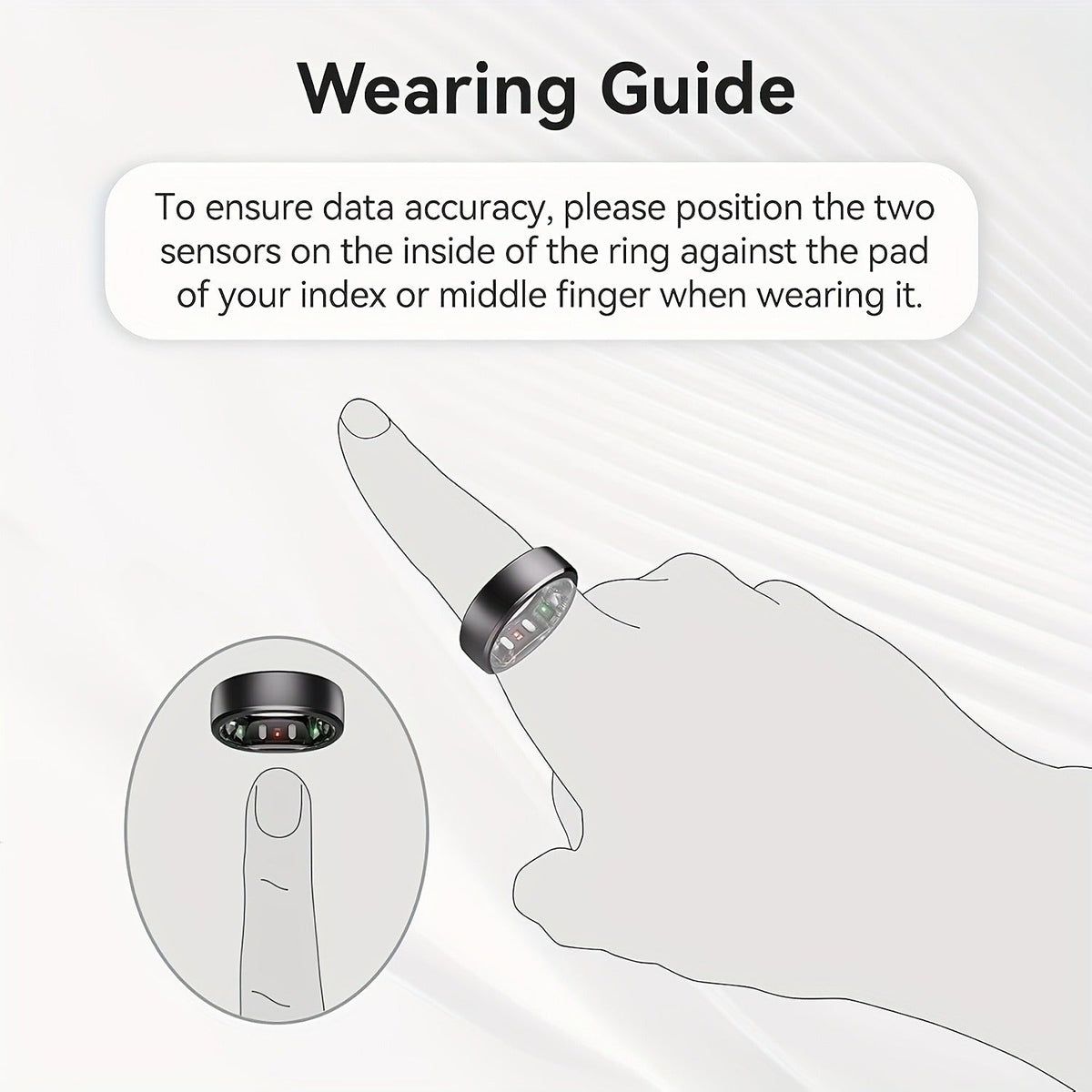 Waterproof Smart Ring – Sleep & Fitness Tracker for Men Women