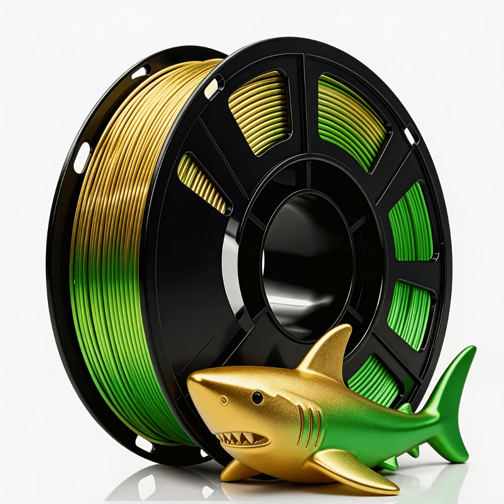 Rainbow PLA Filament 1.75mm Single Dual Triple Color Vacuum Packed – Neatly Wound High Precision ±0.02mm Smooth Printing 0.56lb 0.41lb | Rainbow Gradient PLA Spool for FDM 3D Printers Hobbyists