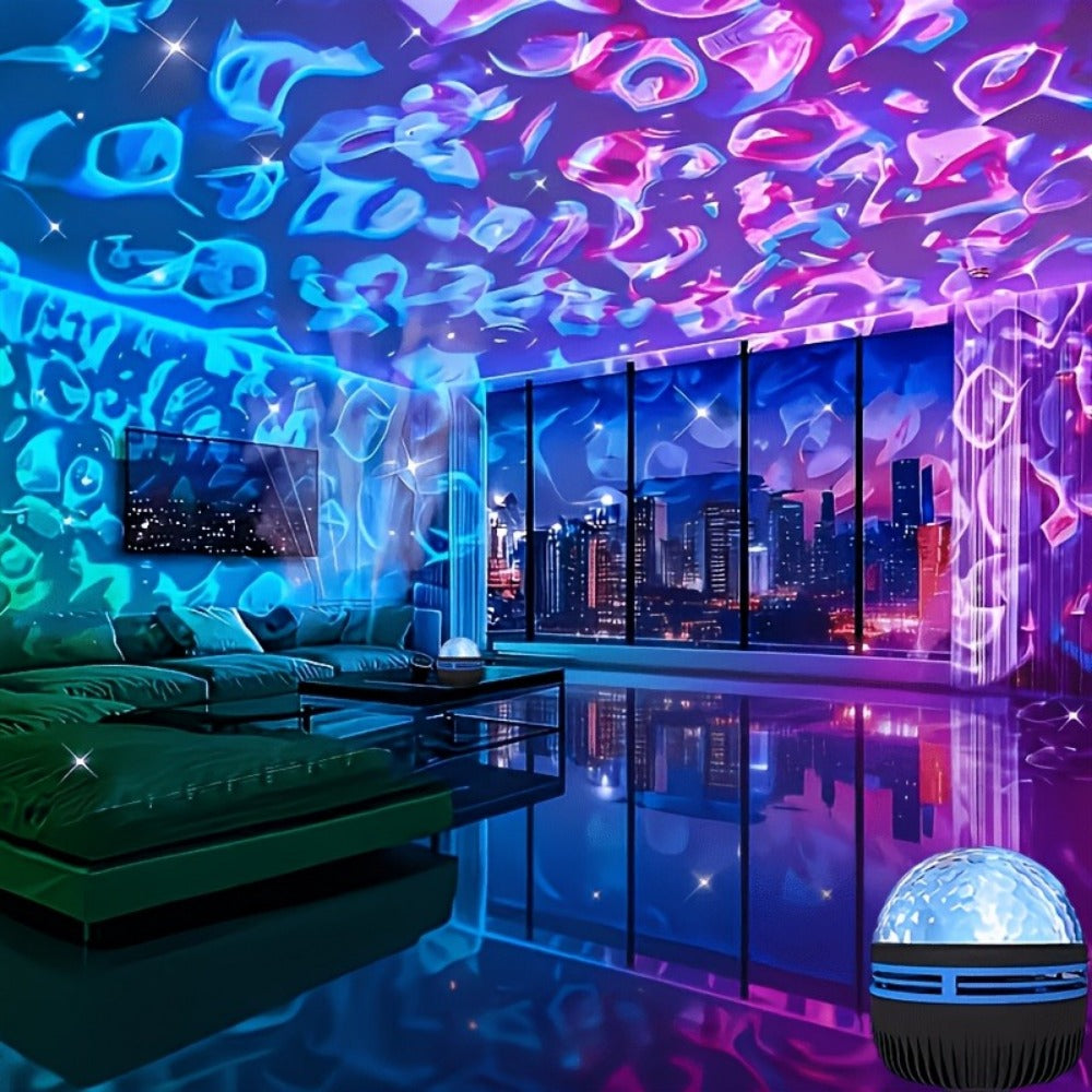 17-Color Star Projector Night Light with Remote, Timer and USB Power detail image - detail view 8