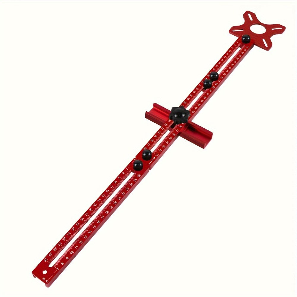 Circle Cutting Jig 3-in-1 Woodworking Router Fixture Expandable 3.54 to 24 Inch Diameter Adjustable Slotting Positioning Tool for Precision Circular Hole Milling DIY Professional