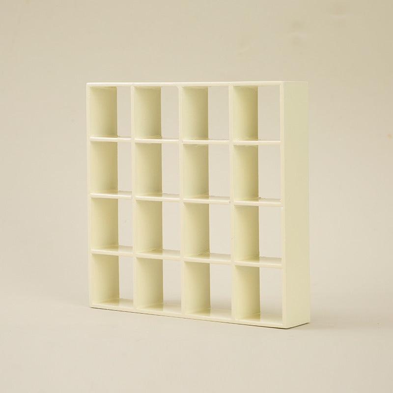 1:12 Scale Dollhouse Display Cabinet with 16 Compartments