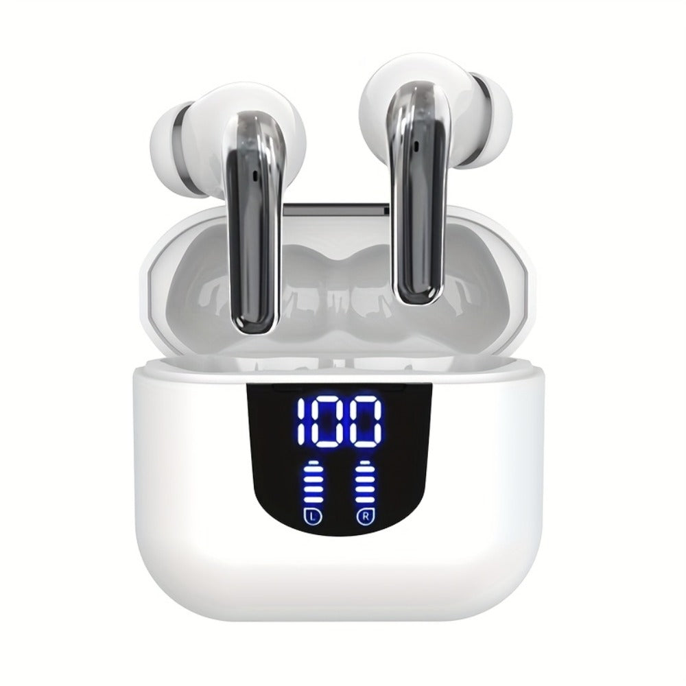 Stereo Sport Wireless Earbuds Touch Control Charging Case In-Ear Bluetooth TWS Headphones for Running Gym Fitness Music All Smartphones