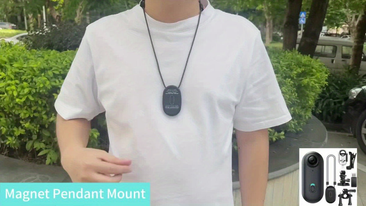 Thumb Size 1080P Body Camera Wearable Clip-On Sports Cam – 1.25oz Magnetic Mount, 150-Min Battery, 360° Rotating Clip for Work, Travel, Fishing, Pet Monitoring, Cycling & Outdoor Activities | POV Recorder