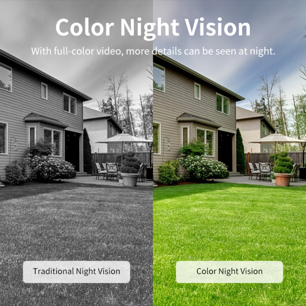 6MP Window Security Camera with AI Human Detection, 911 Emergency Alerts & Full-Color Night Vision – Dual Band 2.4GHz/5GHz WiFi, Smart Indoor Surveillance, Easy Install, 1/2 Pack
