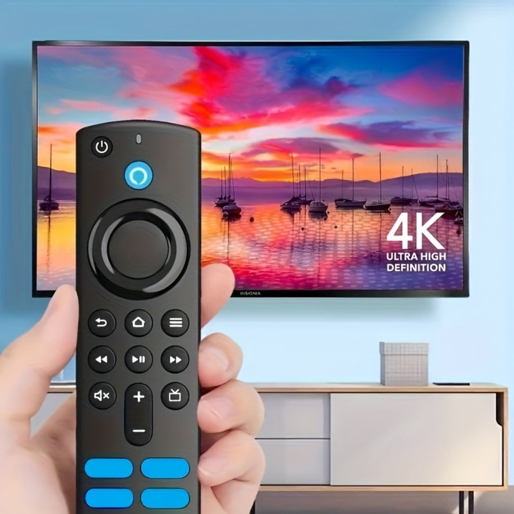 Alexa Voice Remote 6.0 for Fire TV Stick 4K – Backlit Buttons, Ergonomic Compact Design, Universal Smart Home Control, Voice Command, Works with Fire TV Stick, Fire TV Cube & All Fire TV Devices