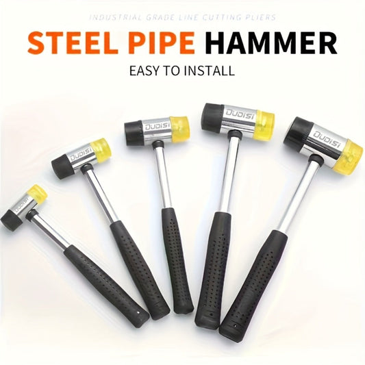 Double-Head Soft-Face Mallet for Installation and Crafts, 25-40 mm Options