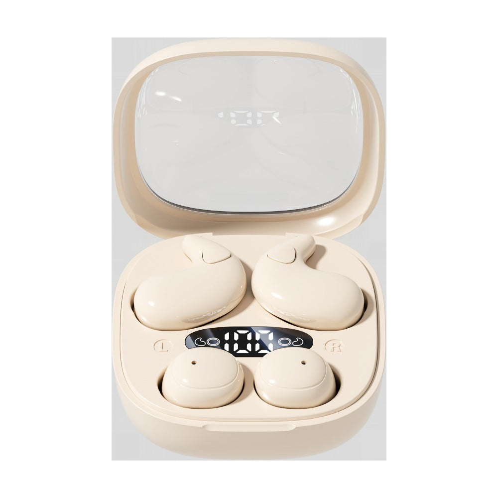 Sleep Earbuds Invisible 2-in-1 Set, Ultra-Thin Wireless Mini Headphones for Side Sleepers & Small Ears, Noise Reduction Lightweight Concealed Design, Long Battery Life for Nighttime Listening Work Relaxation