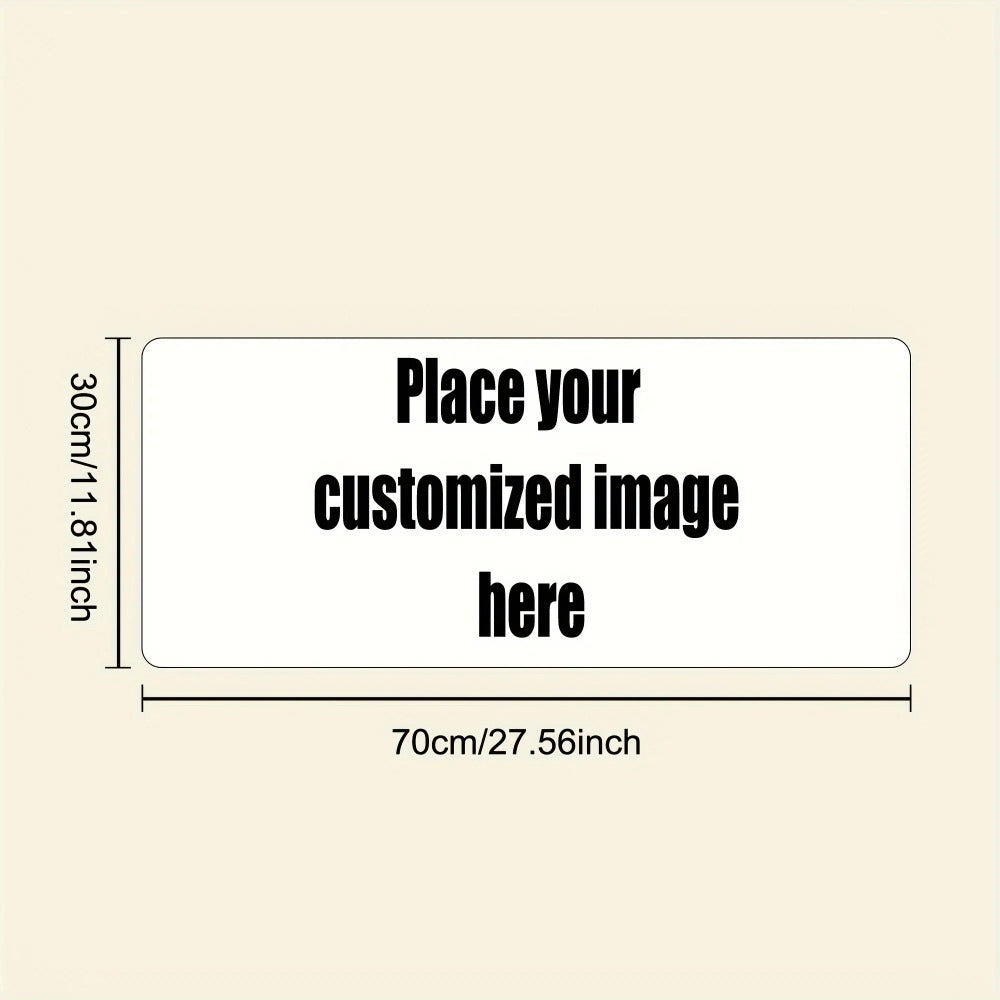 Custom Photo Mouse Pad Large Personalized Desk Mat Print Your Own Image or Text Non-Slip Base Extended Size for Office Gaming Home Unique Gift for Gamers Professionals