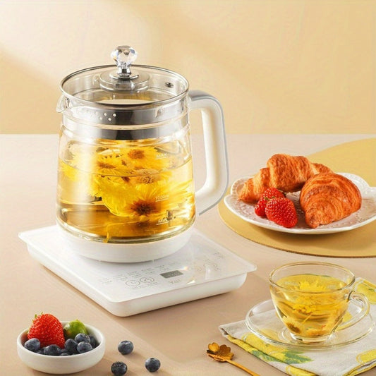 Multifunction Electric Kettle, 1.8L, 18 Functions with Tea Infuser and Egg Steaming Rack