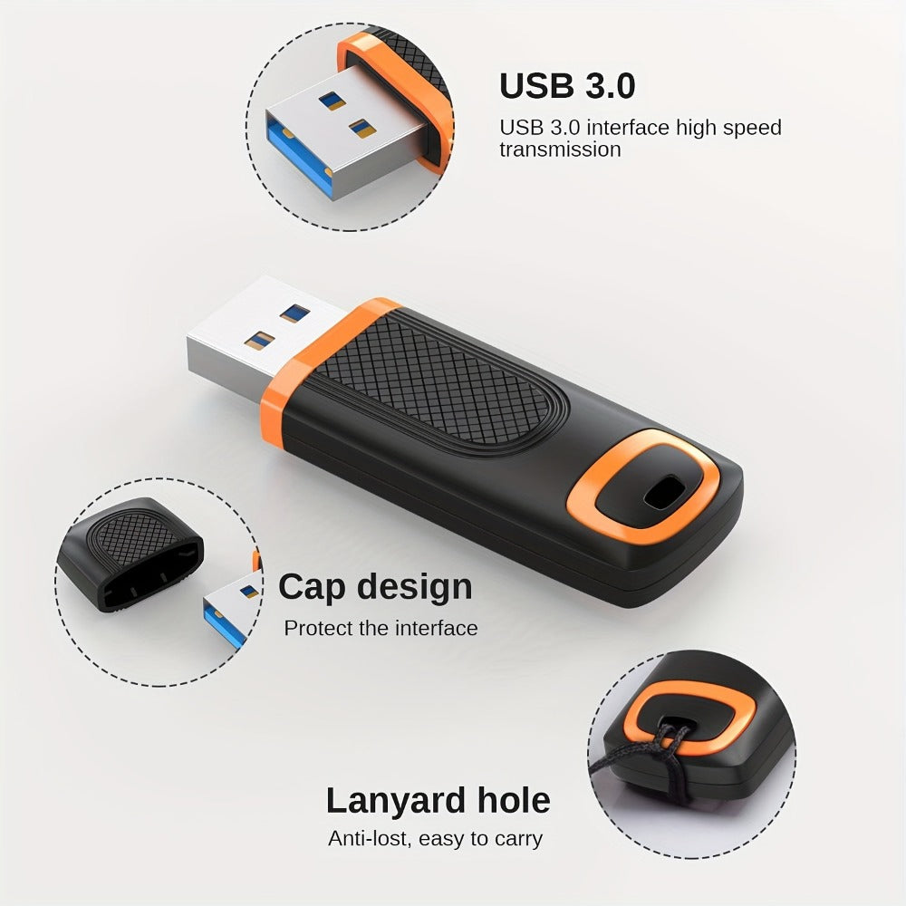5-Pack USB 3.0 Flash Drive High Speed Thumb Drive with LED Indicator – 16GB 32GB 64GB 128GB Memory Stick Pen Drive for PC Laptop Mac Computer Storage & File Transfer