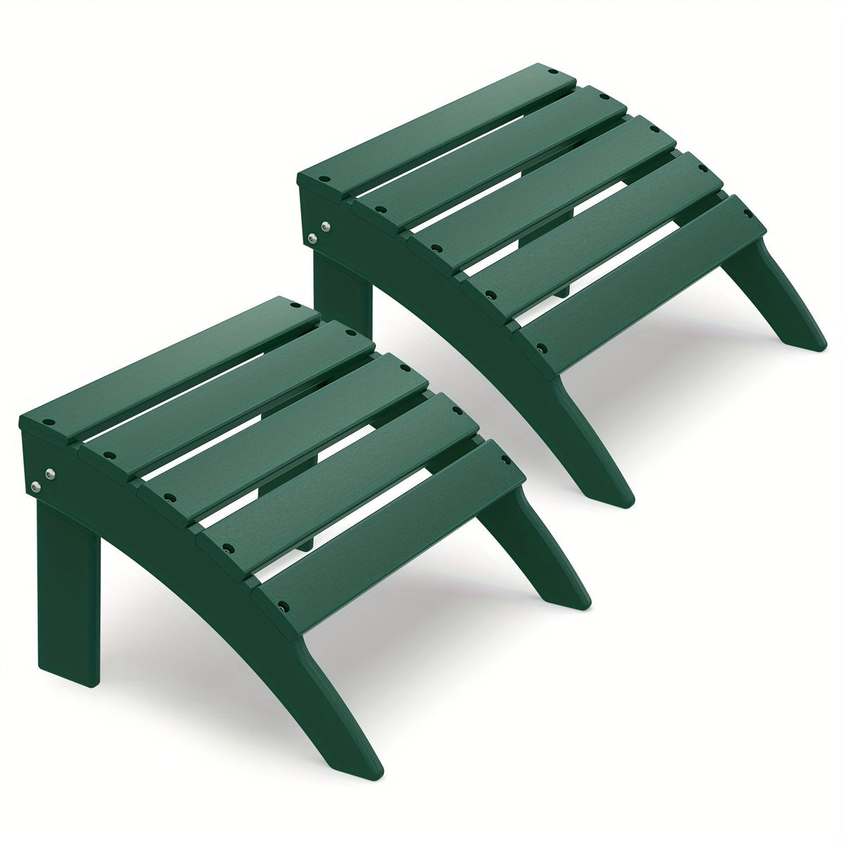 Outdoor Ottoman shown in the Forest, 2pcs（28 steels） option