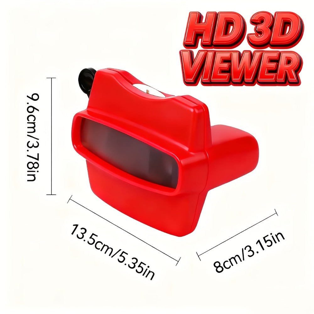 3D Slide Viewer Toy for Kids Ages 3+ – Screen-Free Sideshow Projector with Space Ocean Animals Dinosaurs Slides, Educational Viewing Toy for Boys Girls, Single & Bundle Sets Gift for Toddlers Children