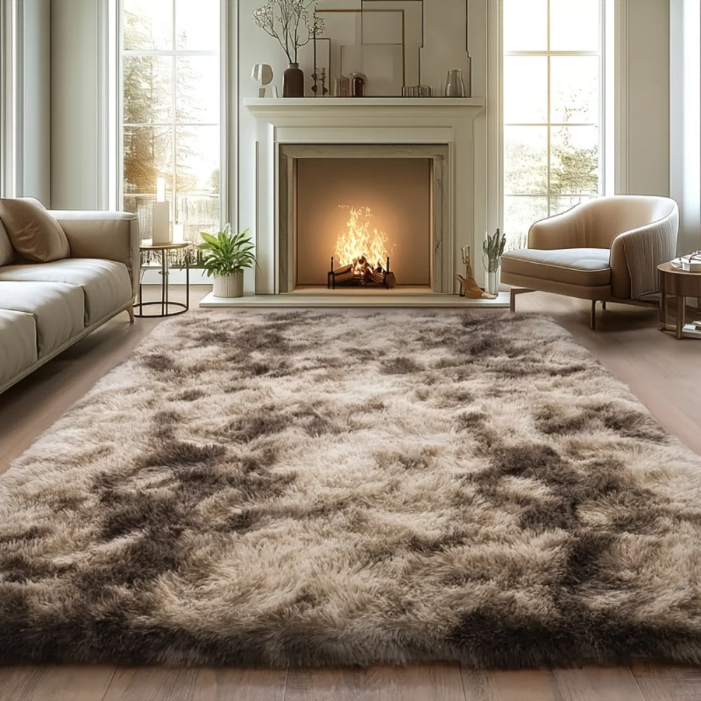 Fluffy Shag Area Rug 8x10 Feet – Ultra Soft Plush Non-Slip Large Living Room Rug, Fuzzy Bedroom Carpet for Teen Dorm, Study Room & Home Decor – Multiple Colors