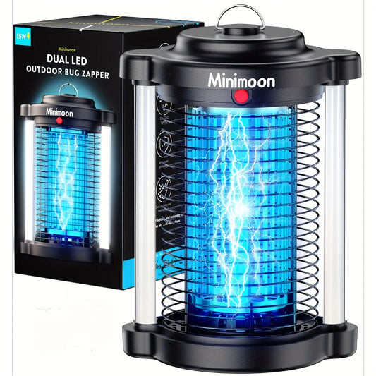 Plug-In Bug Zapper with Dual UV LEDs, 110V and Removable Tray, HK-5