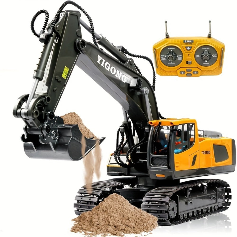 RC Construction Vehicle Toy with Excavator and Multi-Vehicle Options