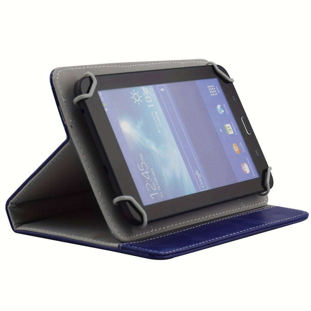 Tablet Sleeve Case 7 8 Inch Universal with Magnetic Closure, Soft Microfiber Interior Anti-Shock Stand Support, Protective Cover Compatible with Most Android Tablets & iPad Mini 7/6/5 – Multiple Colors Dark Blue Black Rose Red Green