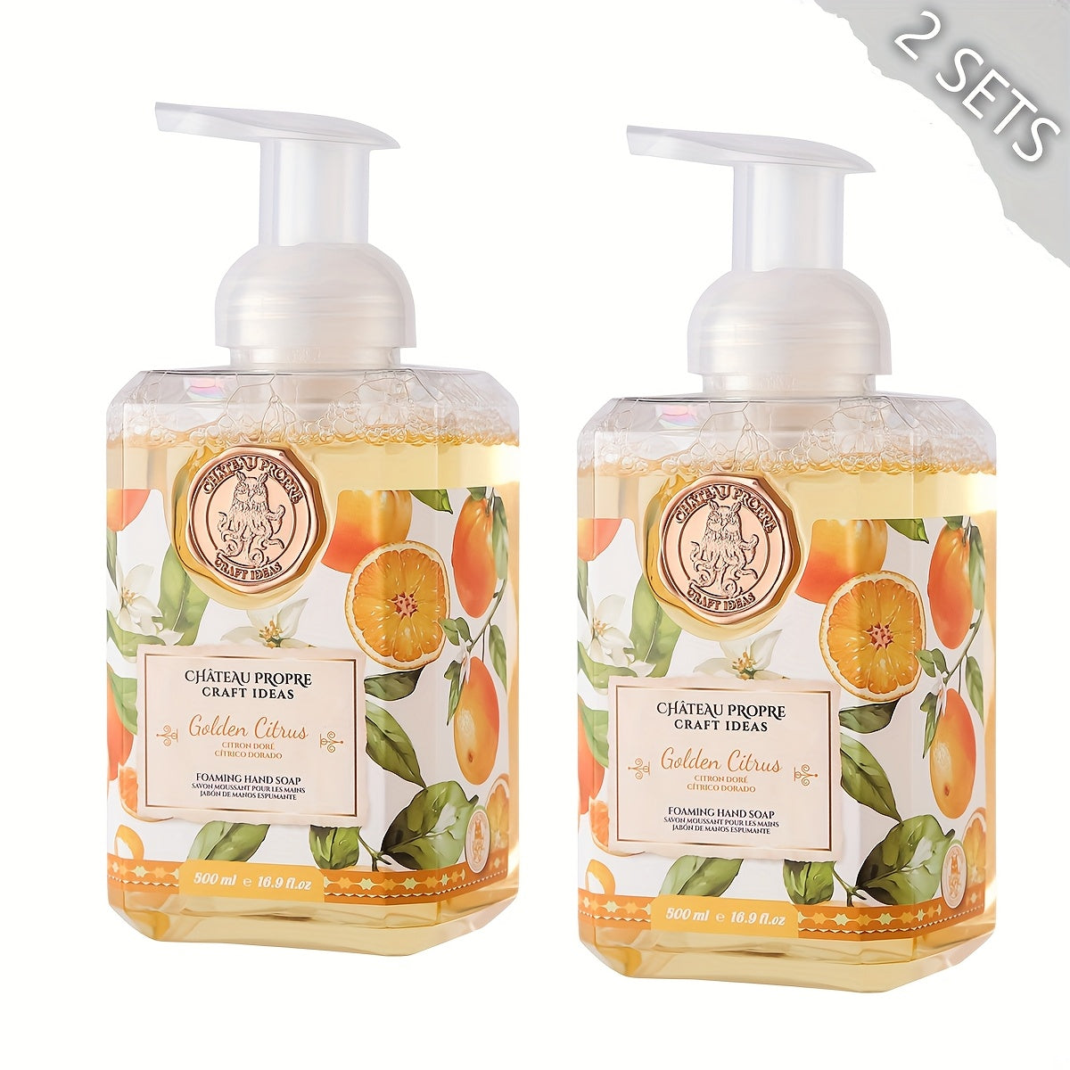 Foaming Hand Soap 500ml Moisturizing Gentle Foam Soap 8 Scents Vanilla Coconut Citrus Floral Fruity Deeply Hydrating Soft Hands All Skin Types Bathroom Kitchen Bedroom Office 1PC 2PCS Value Pack