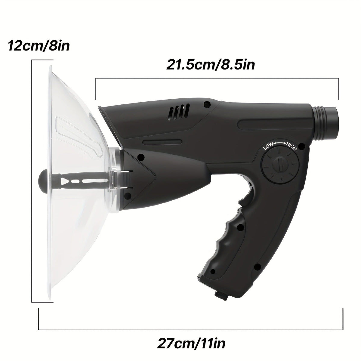 Bionic Ear Sound Amplifier with 8x Monocular Telescope, Long-Range Digital Audio Listening Device with Headphones for Bird Watching Nature Observation Outdoor Surveillance, Compact Lightweight Spy Ear