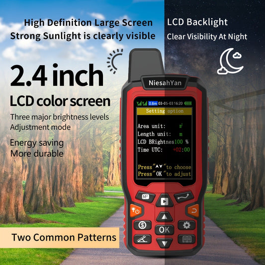 Handheld GPS Area Meter, ZL180 with 2.4-Inch LCD for Land and Distance Measurement
