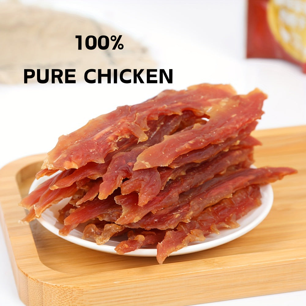 Chicken Jerky Dog Treats Real Pure Chicken Duck High Protein Low Fat Long Lasting Chews Healthy Digestible Training Reward Snack 200g 400g All Breeds