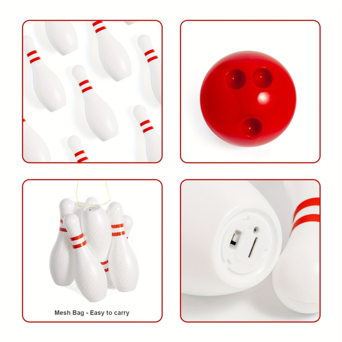 Light-Up Kids Bowling Set with 10 Pins & 2 Balls - Glowing Indoor Outdoor Bowling Game for Boys & Girls, 7.87-Inch Tall Pins, Fun Toddler Toy Set, Perfect Birthday Gift for Kids