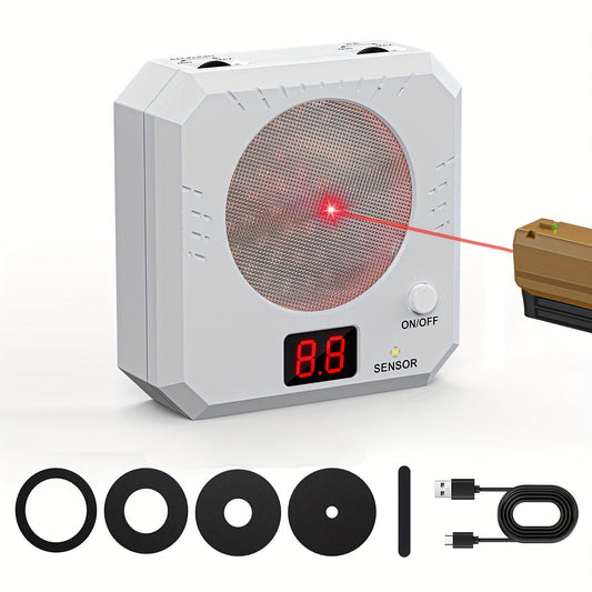 Rechargeable Laser Training Target with Flash and Sound Feedback, Four Target Sizes