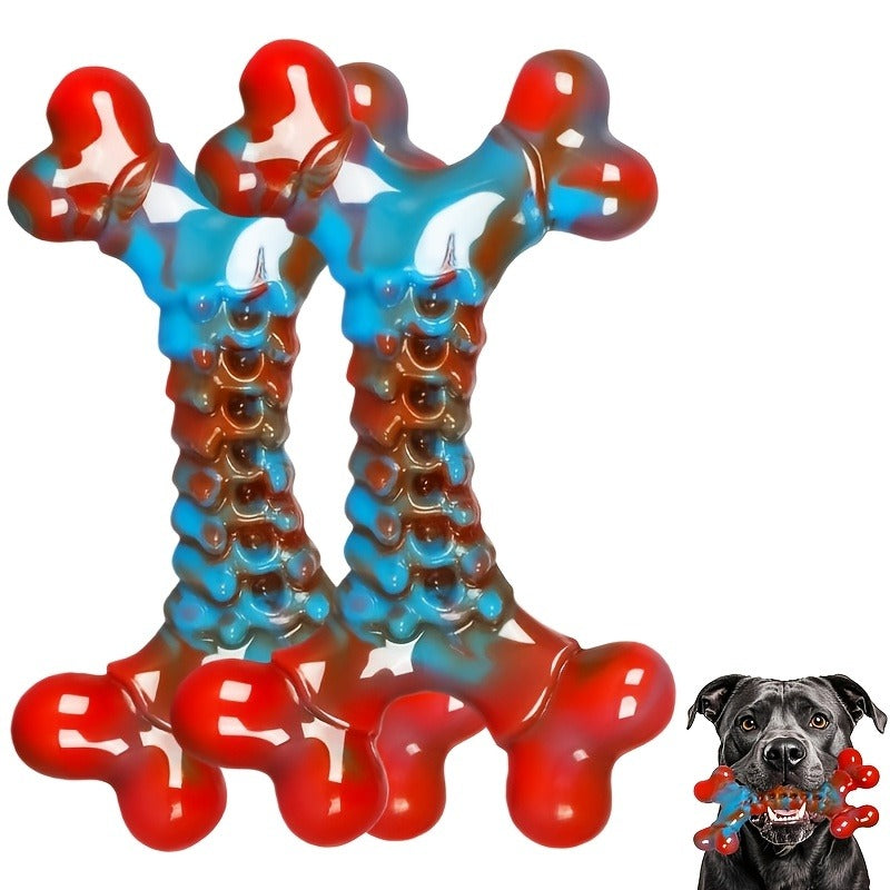 Dog Chew Toys for Aggressive Chewers - Indestructible Tough Dog Toys for Large Breed Dogs, Durable Heavy Duty Chew Toy Bundle 1/2/4/5 Pack, Long-Lasting Rubber Dog Toy for Power Chewers