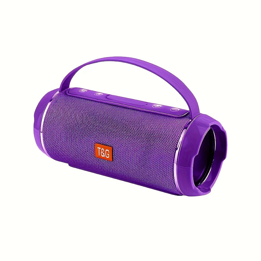 TG116C IPX4 Portable Bluetooth 5.0 Speaker 1200mAh Rechargeable Wireless Speaker USB TF FM Type-C Charging Surround Sound for Outdoor Travel Home Mobile