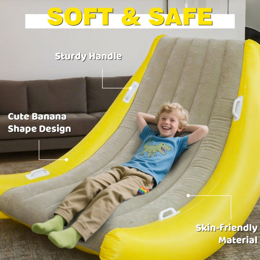 Inflatable Sofa with Pump, Portable PVC Seating for Indoor & Outdoor Use