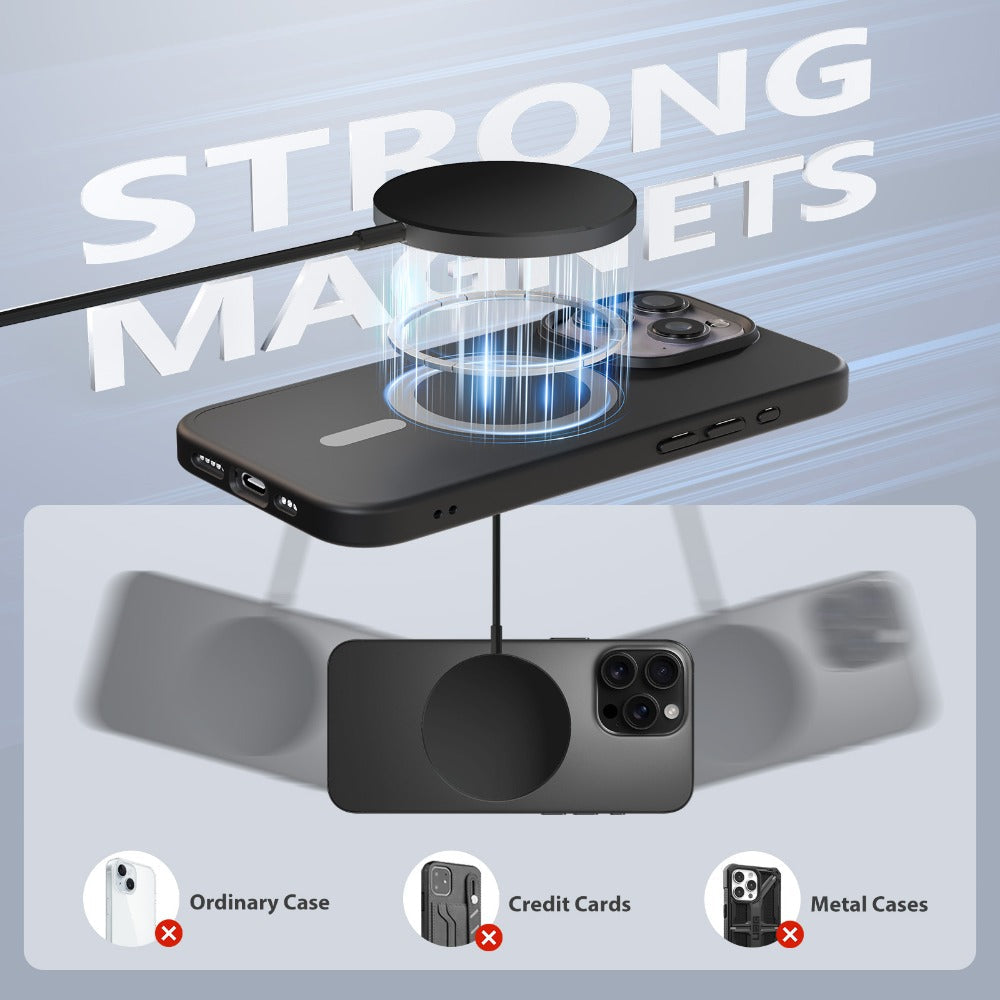 Ultra Slim Magnetic Wireless Charging Pad 15W Multi-Pack – 2-Pack & 3-Pack Value Set for iPhone 17 Air 16 15 14 13 12 11 Pro Max & AirPods 4 3 2 Pro | 0.6cm Thin 65g Portable Travel Charger | White Black