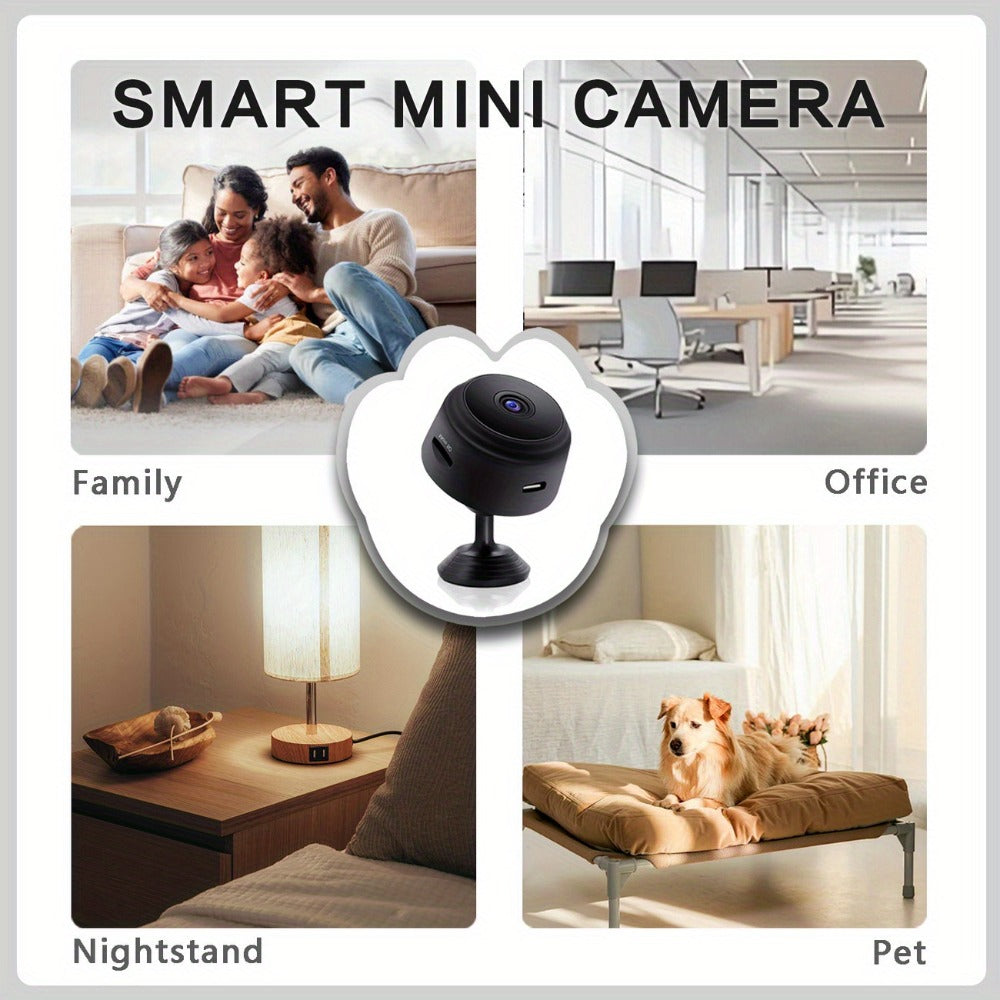 Wide-Angle Security Camera 1080P Rechargeable Battery, Multi-Pack 2/4/5/9/12 Options, Dual-Band 2.4G/5G WiFi, USB Charging, Remote Wireless Monitoring – Scalable Home Surveillance System