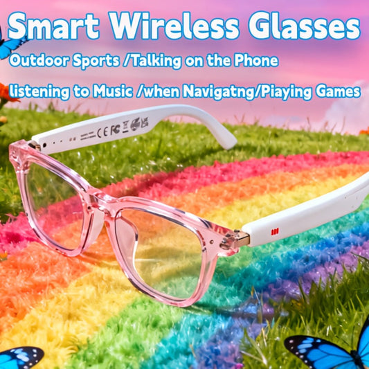 164-Language Translation Glasses with Real-Time AI Voice Translator – Bluetooth Music & Calls | AI Voice Assistant | Indoor & Driving Use | Unisex Smart Eyewear Multiple Colors | Travel Business Gift