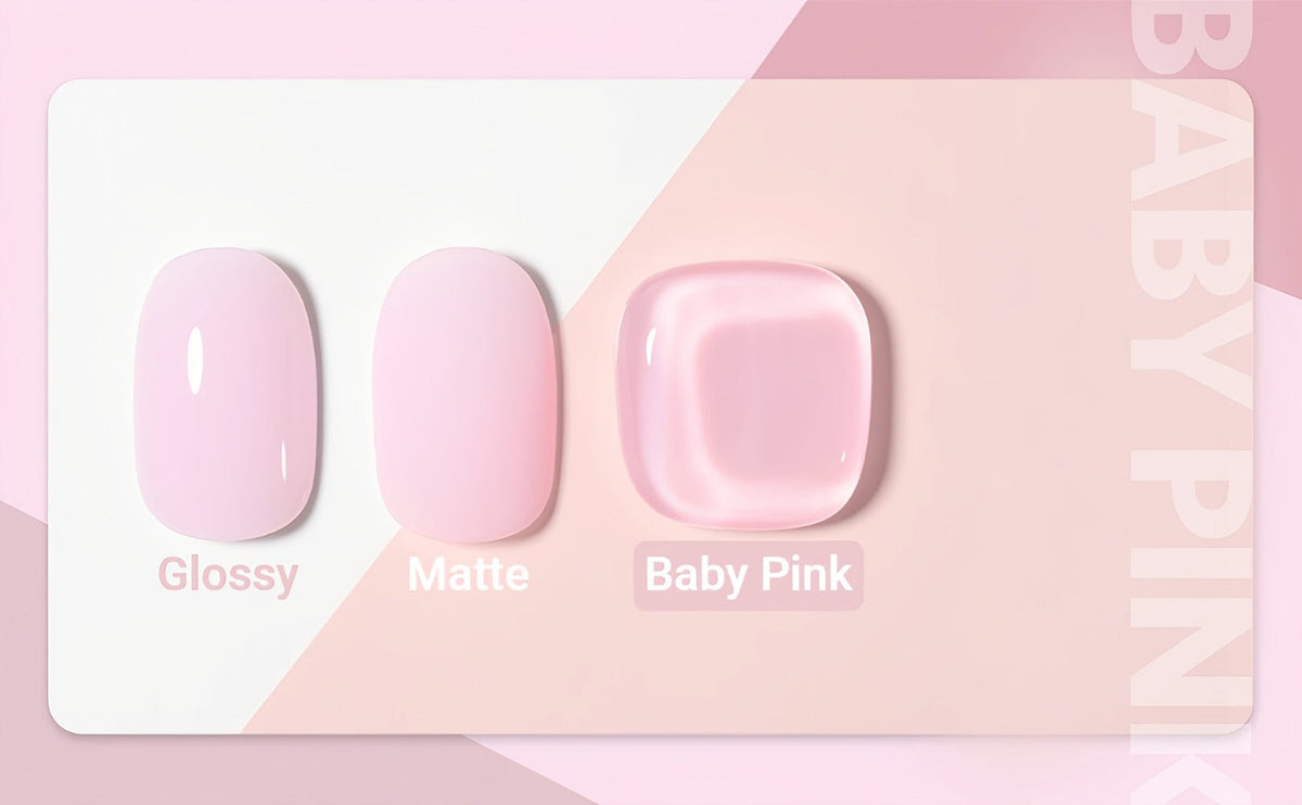 Pink Gel Nail Polish Baby Pink Soak-Off UV LED — MISS MISIDY 16ml Long-Lasting Chip-Resistant Gel Polish for Home & Salon Nail Art, Smooth Self-Leveling Formula, Easy Soak-Off Removal, Everyday & Special Occasions