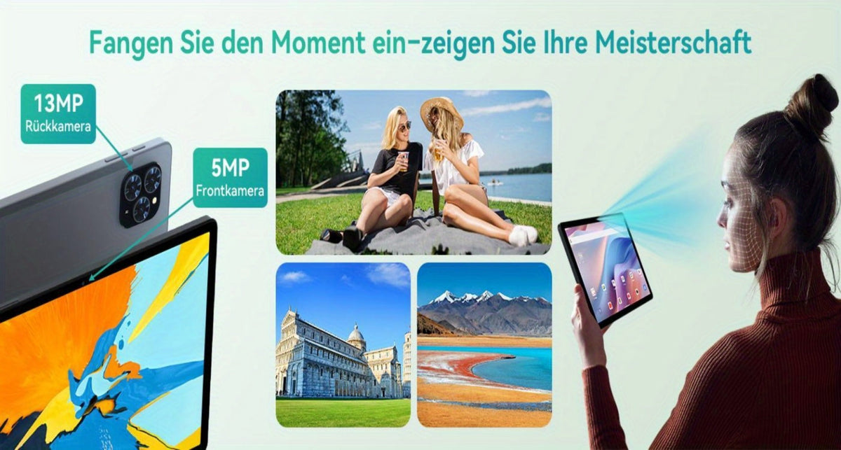 TABWEE T90 Android 16 Tablet 11 Inch FHD 2025 | 24GB RAM 128GB ROM 2TB Expandable, Octa-Core, 8000mAh Battery, 1200x1920 IPS, Face ID, Widevine L1, 3MP+5MP Camera, Tablet PC for Streaming Work School