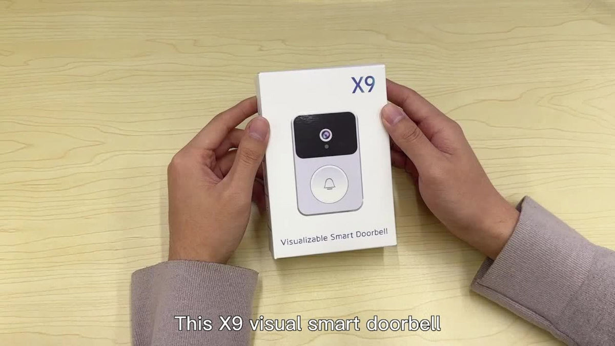 PIR Motion Video Doorbell Camera WiFi HD Night Vision with Two-Way Audio, Cloud & SD Card Storage, 2.4G App Control, Smart Wireless Doorbell for Home Security Intercom Apartment Front Door