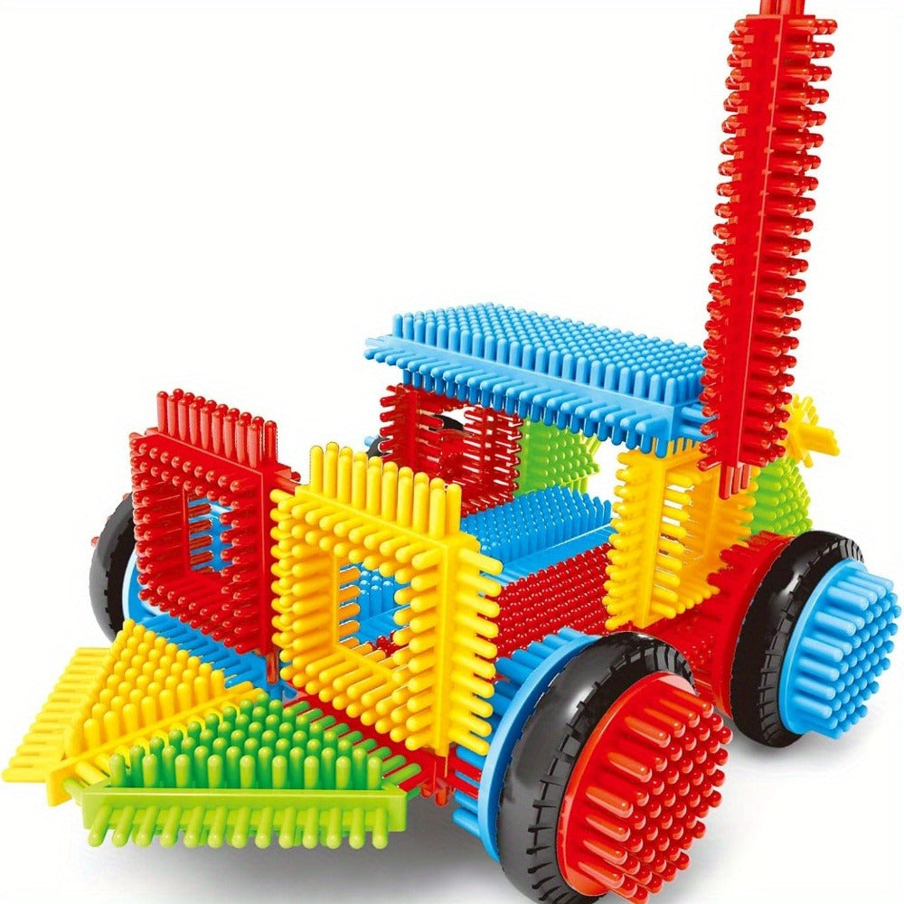 Hedgehog Bristle Blocks, 150-Piece Soft Interlocking Building Set